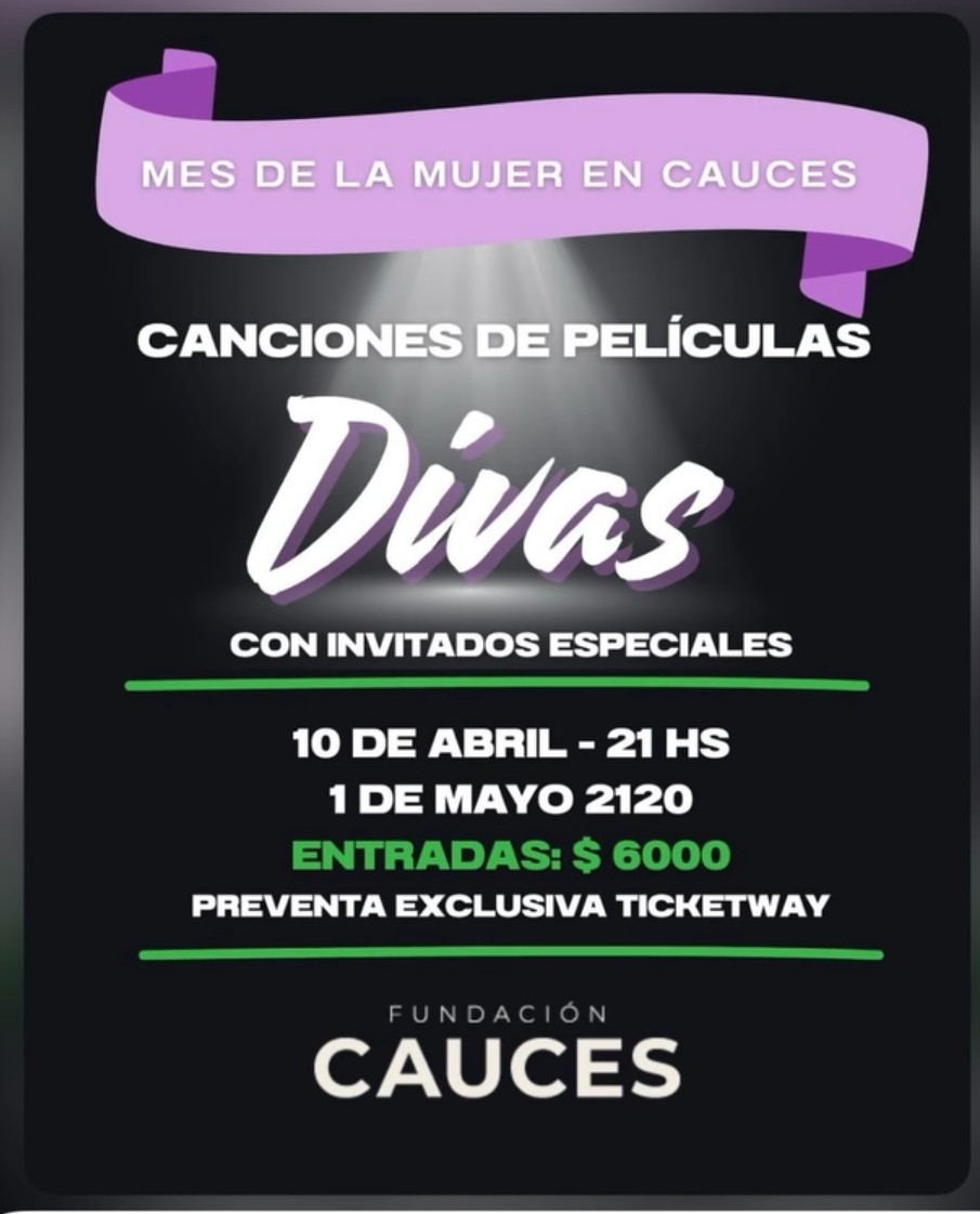 10/4 - DIVAS en Fundaci&oacute;n Cauces