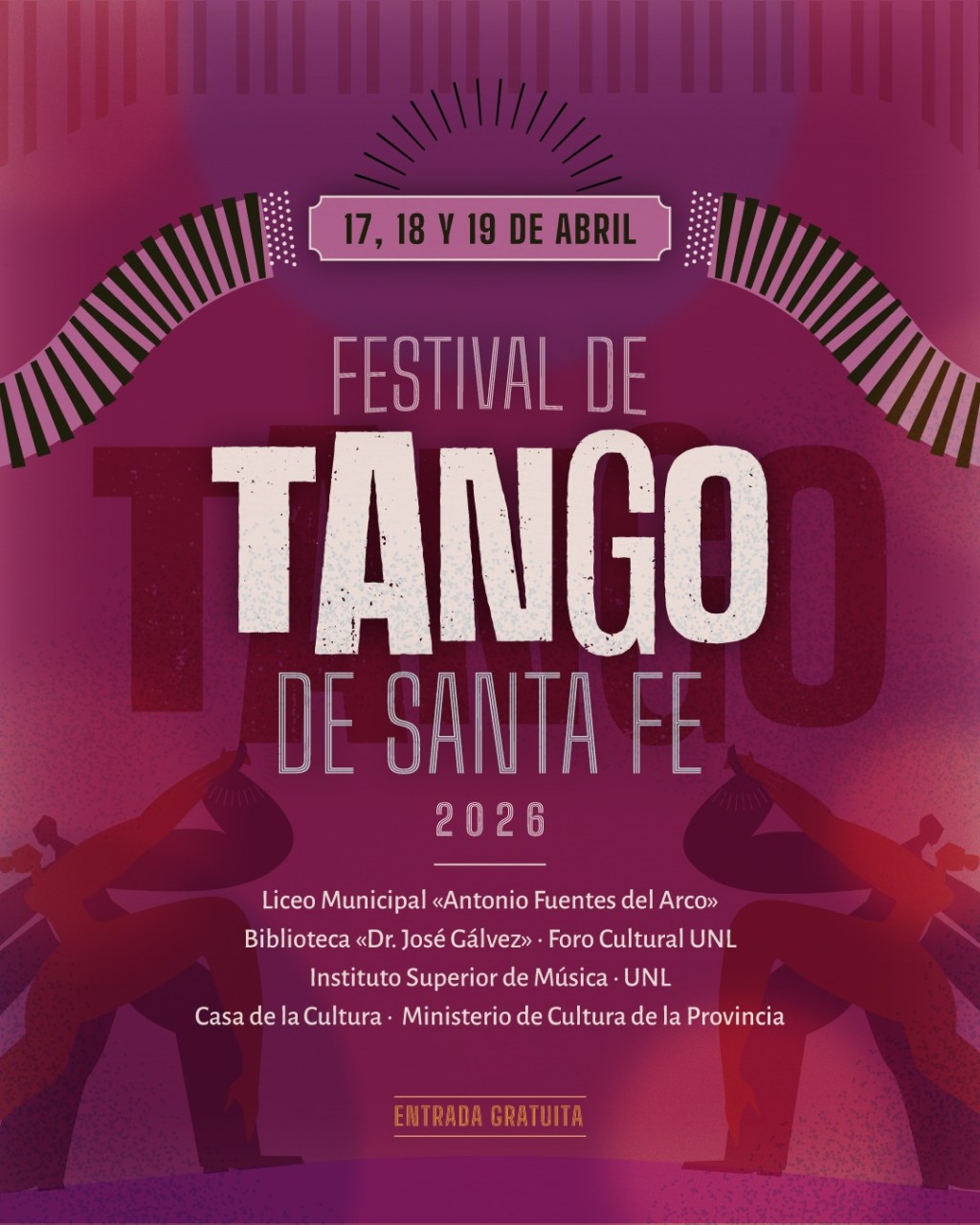 Llega el Festival de Tango a Santa Fe