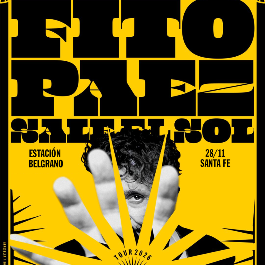 FITO PAEZ REGRESA A SANTA FE CON SU TOUR &ldquo;SALE EL SOL&rdquo;