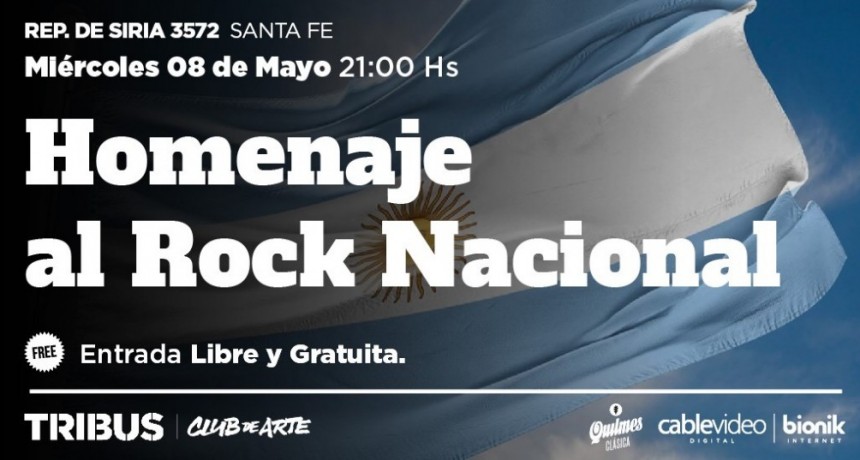 8/5 - Homenaje al Rock Nacional | Tribus Club de Arte