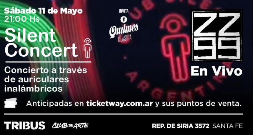 11/5 - Silent Concert | ZZ99 en vivo a trav&eacute;s de auriculares
