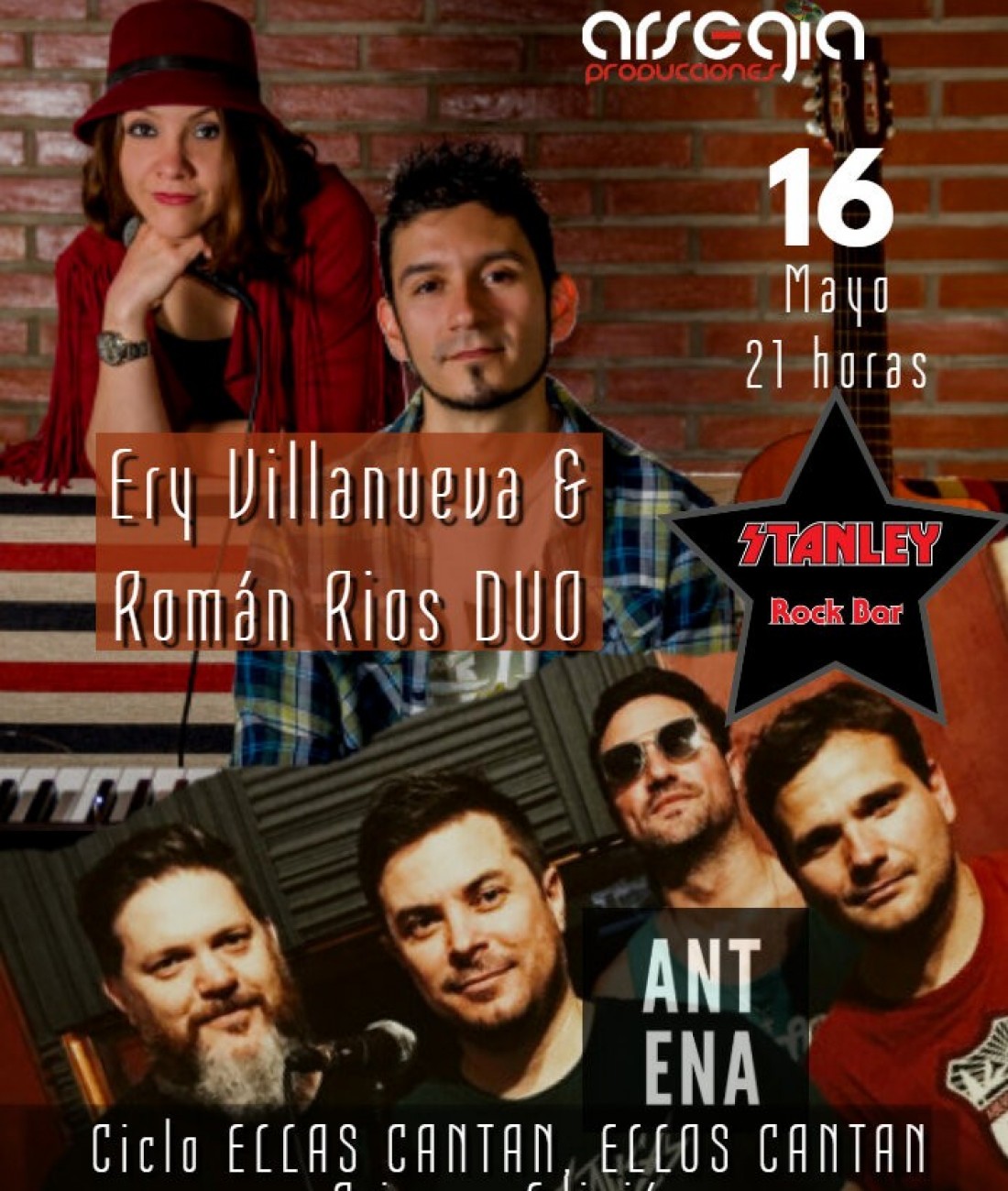 16/5 - Ellas Cantan Ellos Cantan Ery Villanueva & Rom&aacute;n R&iacute;os - Antena