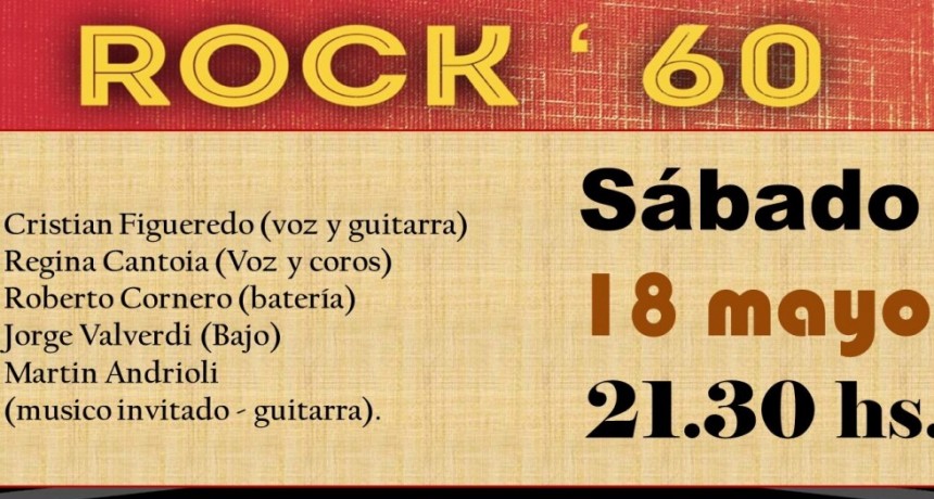 18/5 - ROCK 60 + LEO RAMALLO en Stanley Rock Bar