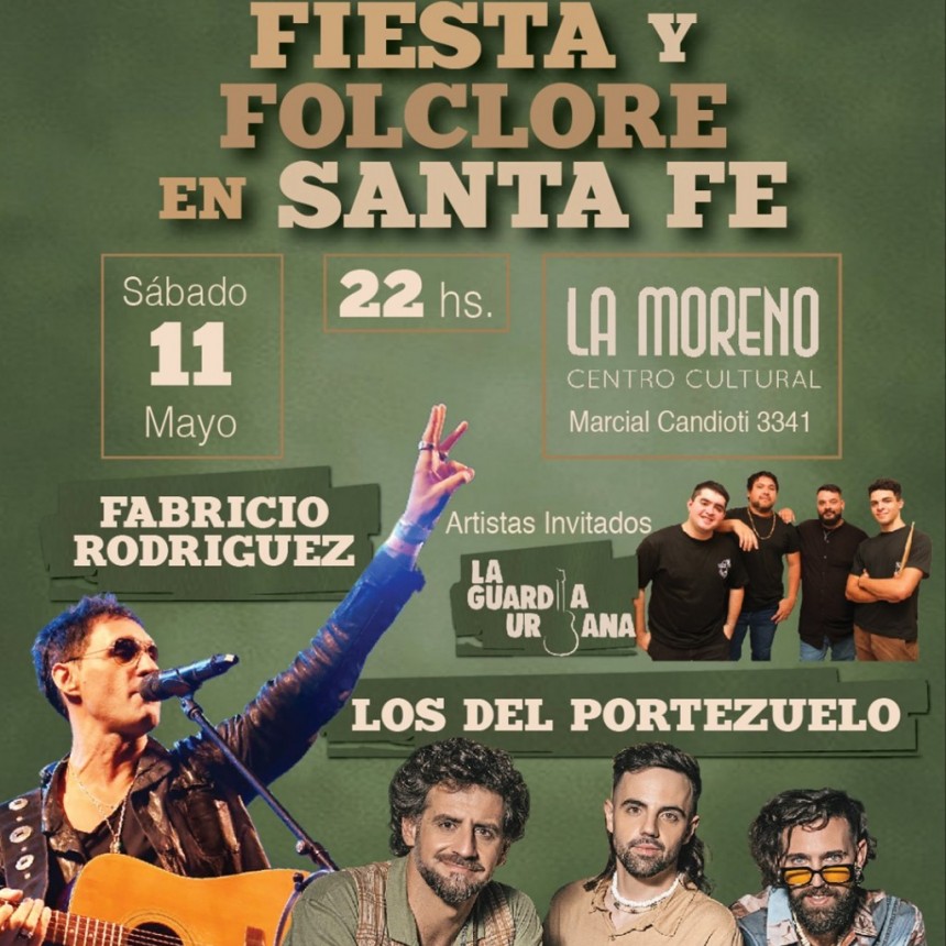11/5 - &ldquo;Fiesta y Folclore&rdquo; llega a Santa Fe 