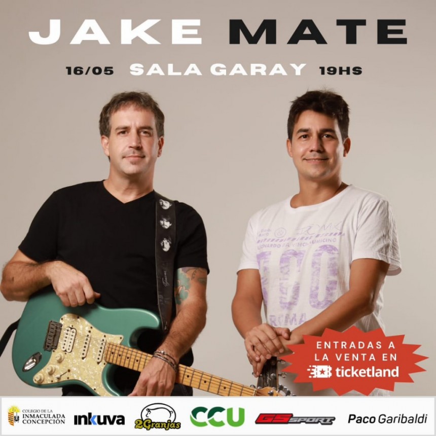 16/5 - JAKE MATE 25 A&Ntilde;OS en la Sala Garay