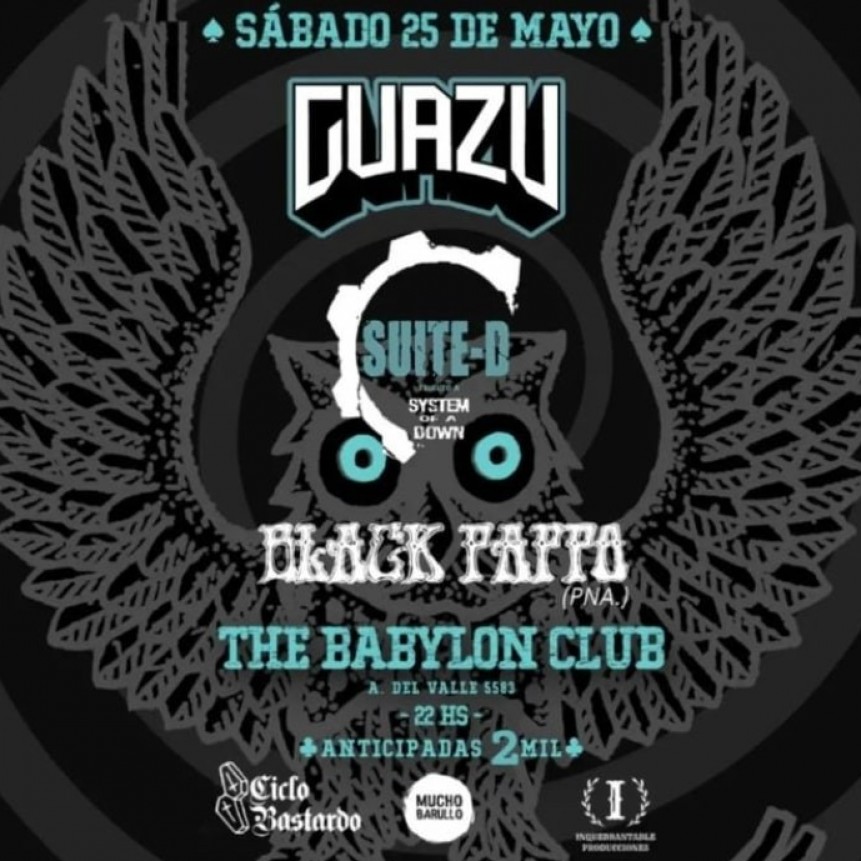 25/5 - Noche de rock en The Babylon Club