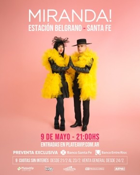 9/5 - Miranda en Santa Fe