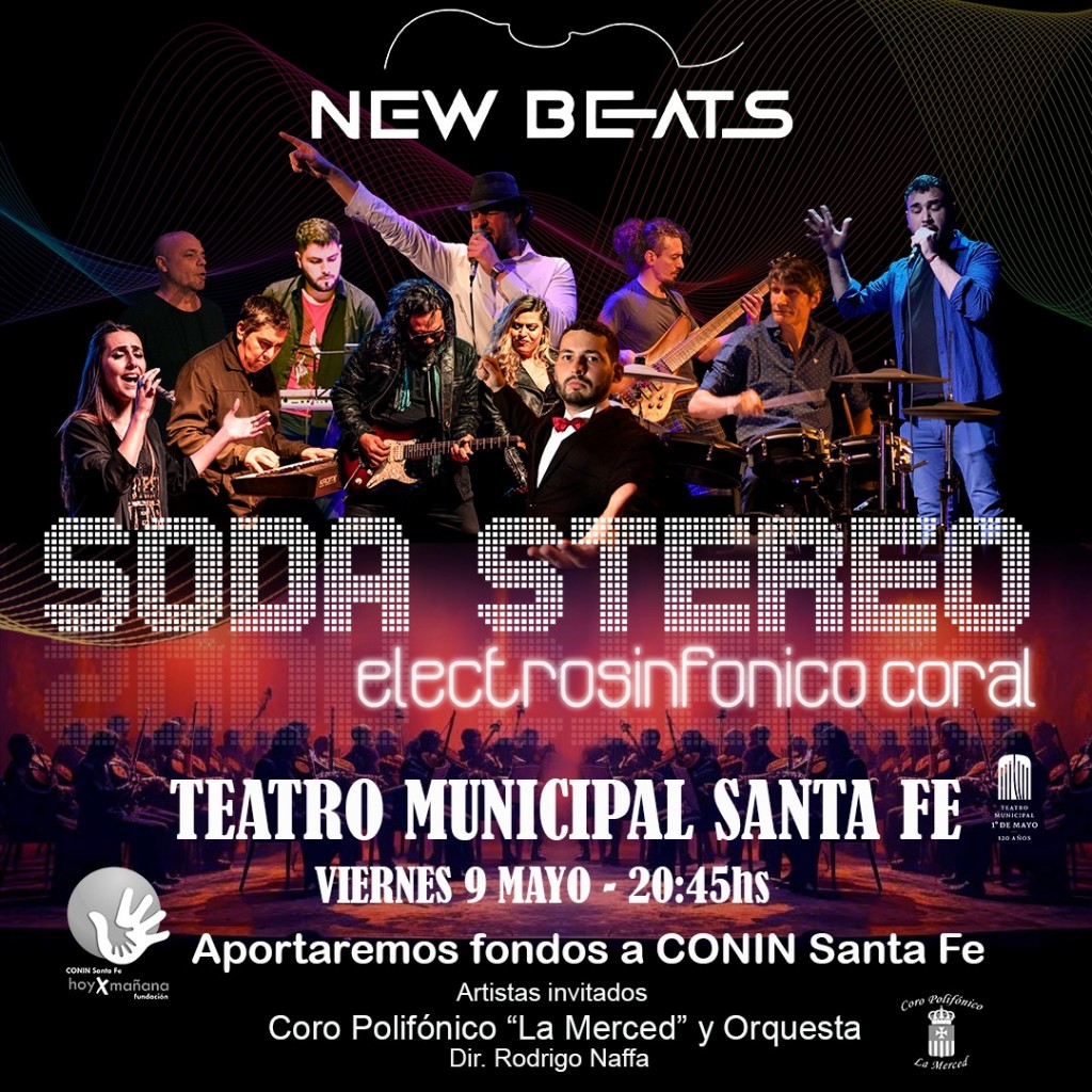 9/5 - Soda Stereo Electro Sinfónico Coral en el Teatro Municipal