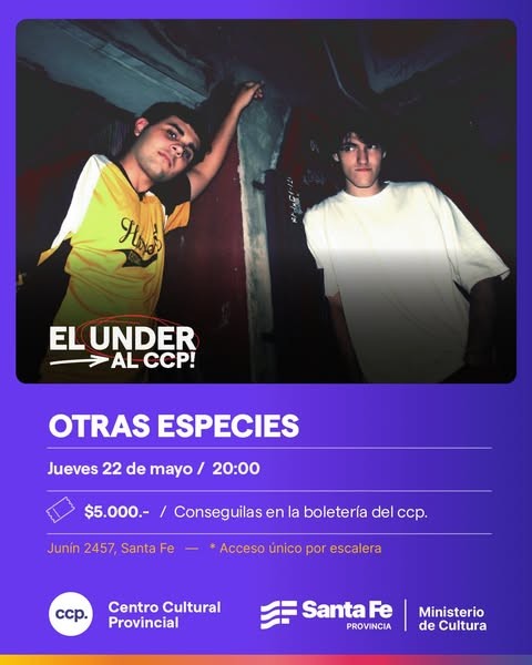 22/5 - El Under al CCP: OTRAS ESPECIES 