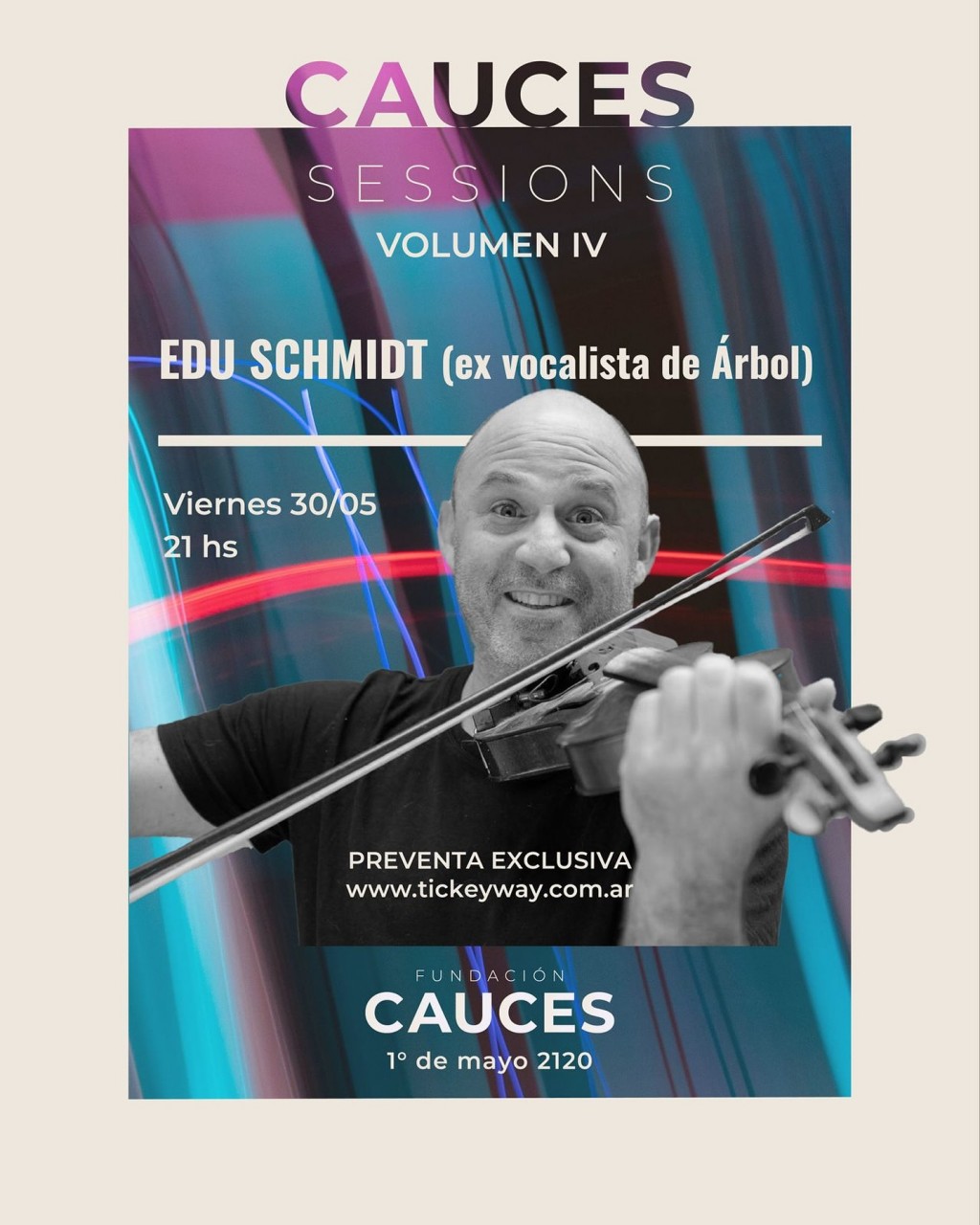 30/5 - Edu Schmidt en Fundación Cauces