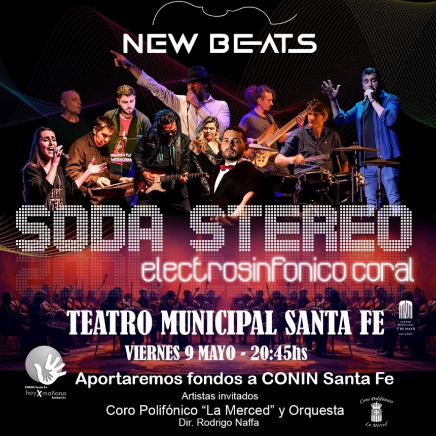 9/5 - Soda Stereo Electro Sinf&oacute;nico Coral en el Teatro Municipal