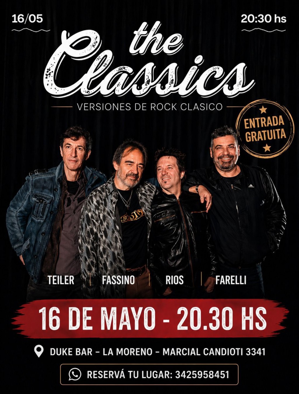 16/5 - THE CLASSICS en DUKE BAR