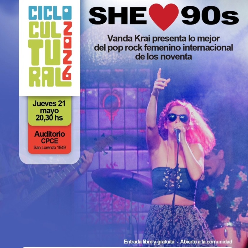 21/5 - SHE  LOVE 90 en vivo
