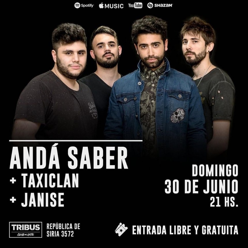 30/6 - ROCK en domingo en Tribus