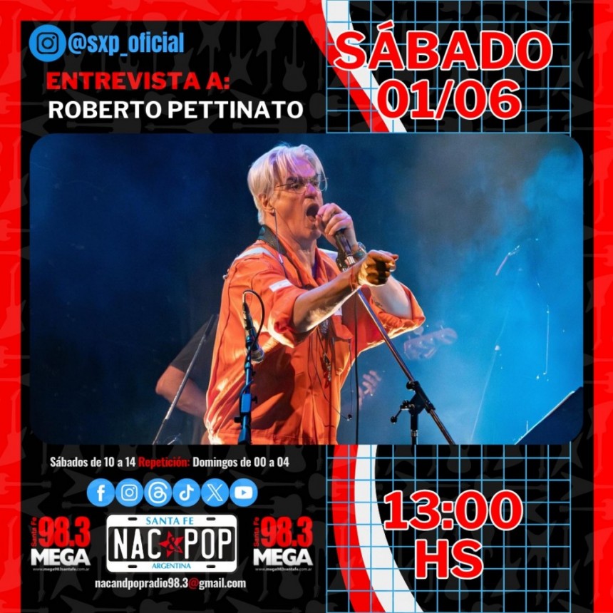 Roberto Pettinato charl&oacute; con Nac & Pop
