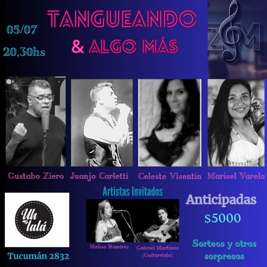 5/7 - "TANGUEANDO Y ALGO MAS" en Uh lala