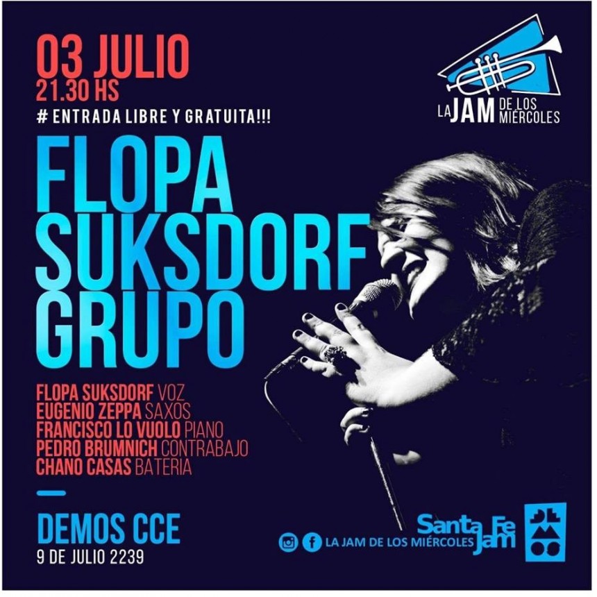 3/7 - Flopa Suksdorf Grupo en la Jam de los Mi&eacute;rcoles