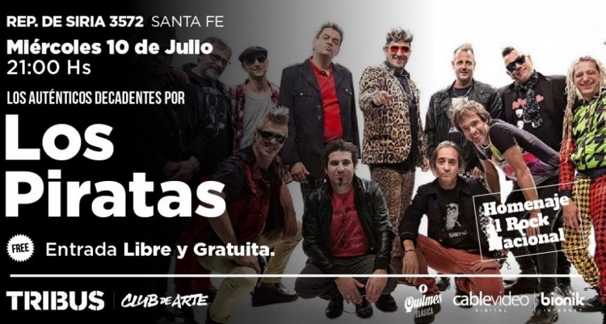 10/7 - Homenaje al rock nacional: LOS AUTENTICOS DECADENTES