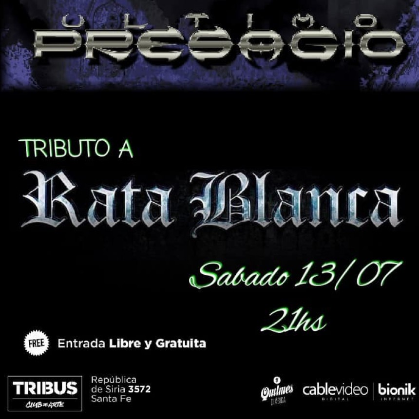 13/7 - &Uacute;LTIMO PRESAGIO en Tribus