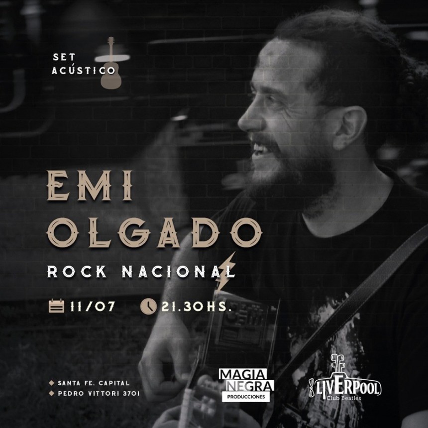 11/7 - Emi Olgado Set Ac&uacute;stico | Liverpool Club Beatles