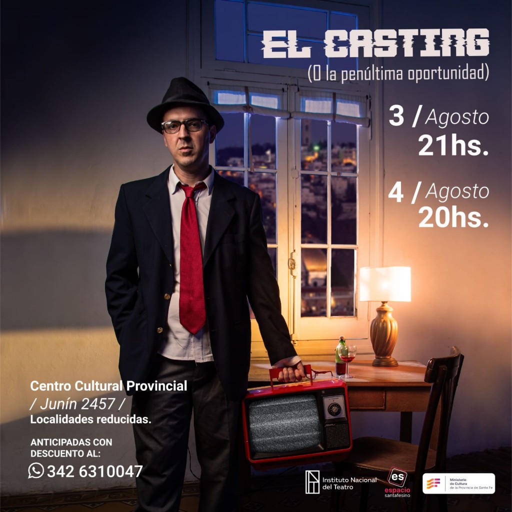 3 y 4/8 - “El casting (o la penúltima oportunidad) de Sebastián Roulet, vuelve a escena!