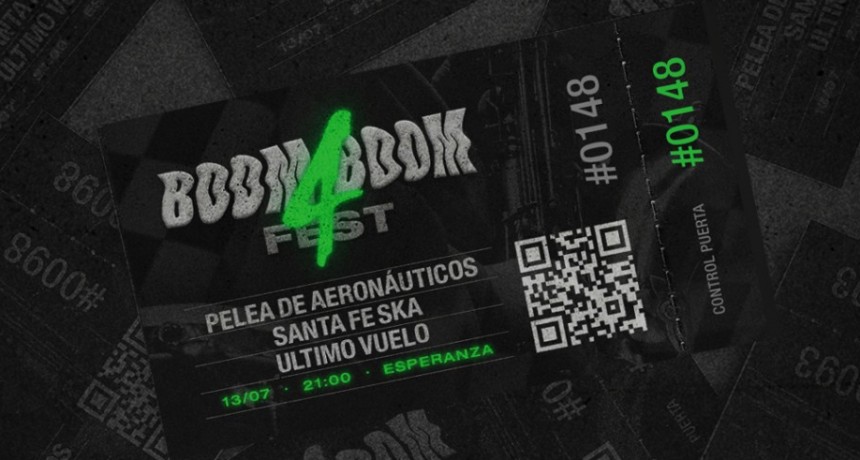 13/7 - Boom Boom Fest 4 en Esperanza