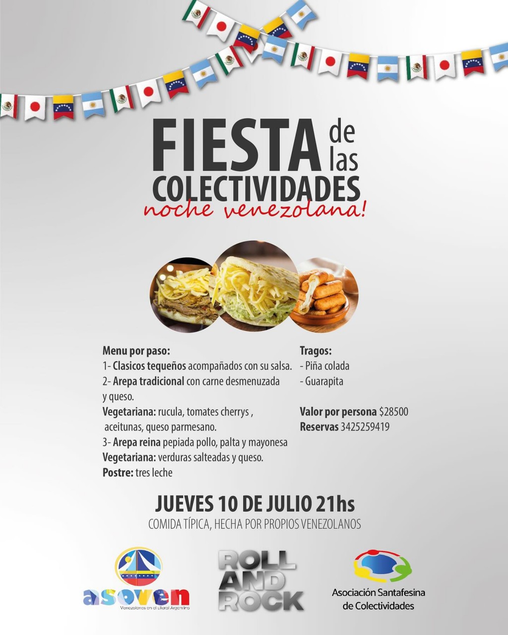 10/7 - FIESTA DE LAS COLECTIVIDADES – Noche Venezolana