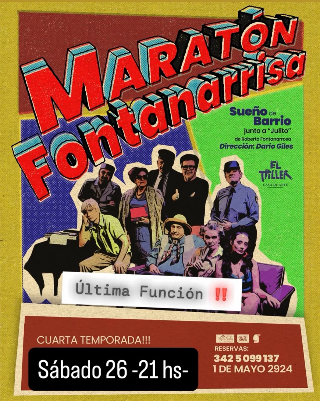 26/7 - Útima función!!! ✅MARATÓN FONTANARRISA 🤣✅