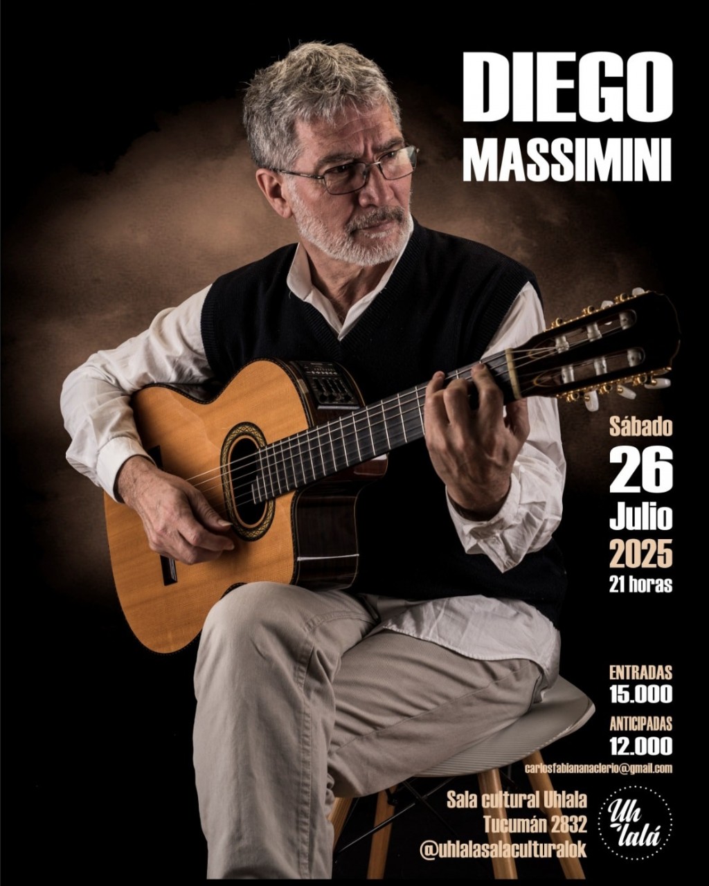 26/7 - DIEGO MASSIMIN en Uh lalá