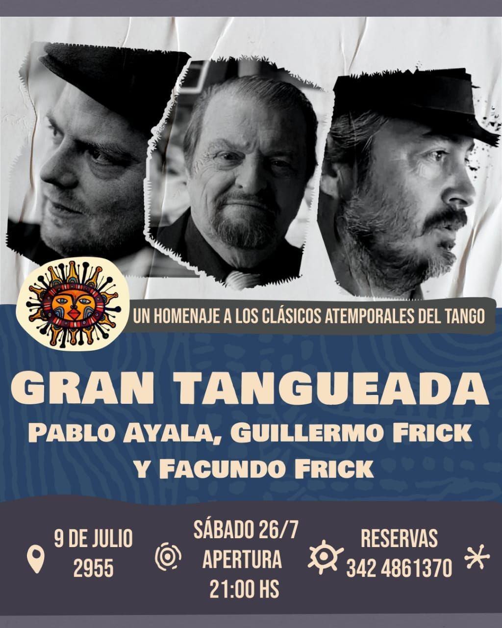 26/7 - Gran tangueada en El Solar de las Artes