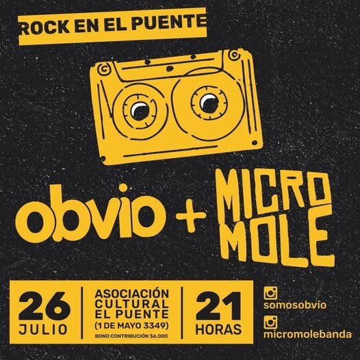 26/7 - ROCK EN EL PUENTE - OBVIO Y MICROMOLE