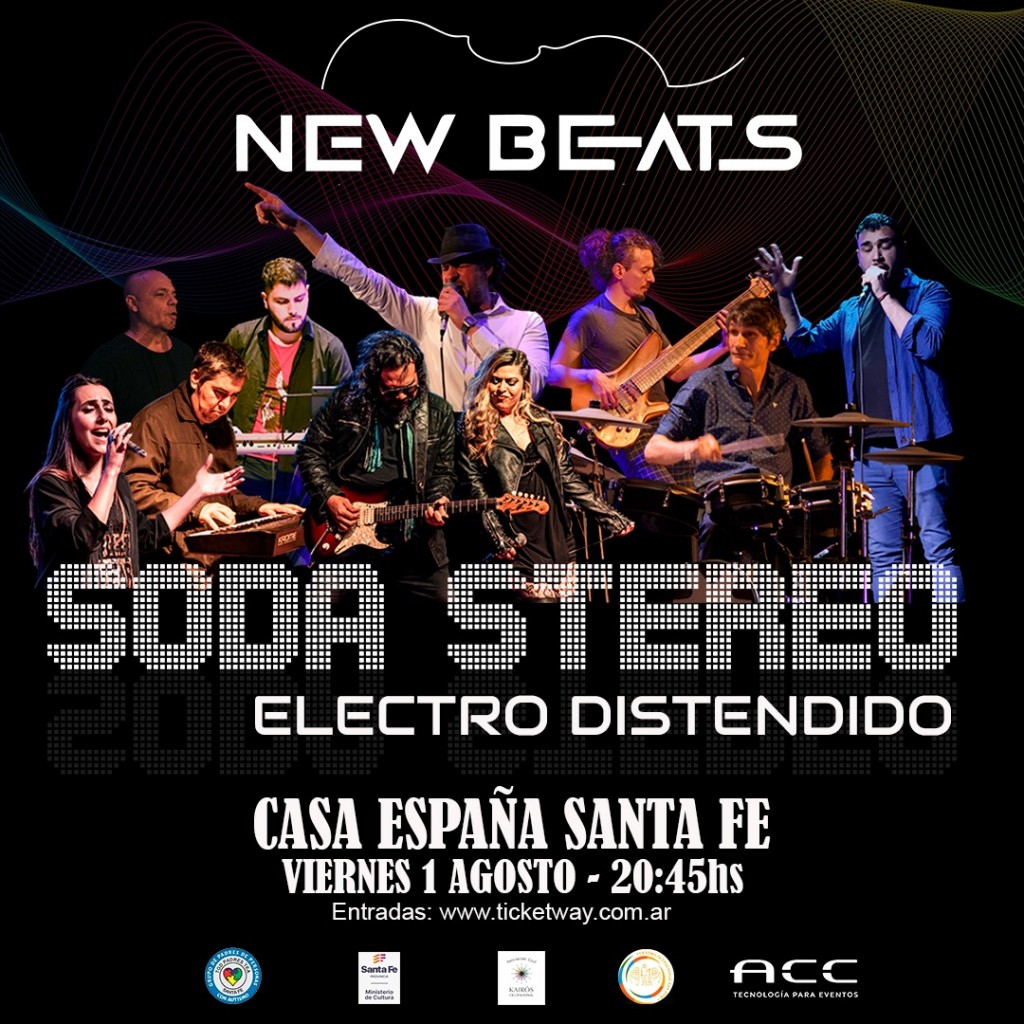 1/8 - NEW BEATS presenta SODA STEREO ELECTRO DISTENDIDO 