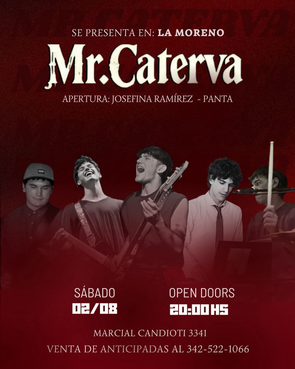 2/8 - MR CATERVA en vivo en LA MORENO