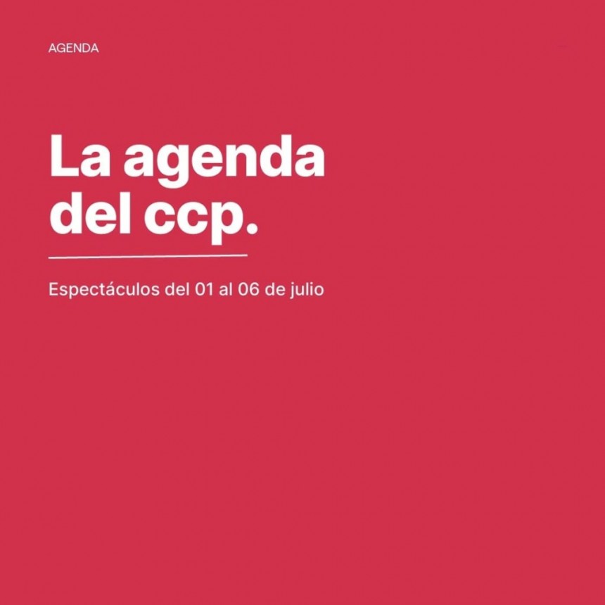 Programacion del CCP del 1/7 al 6/7