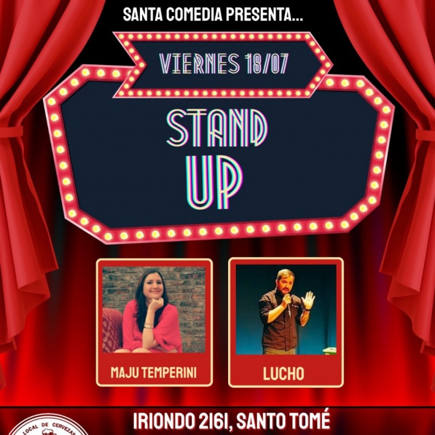 18/7 - Stand up en CREO en Santo Tom&eacute;