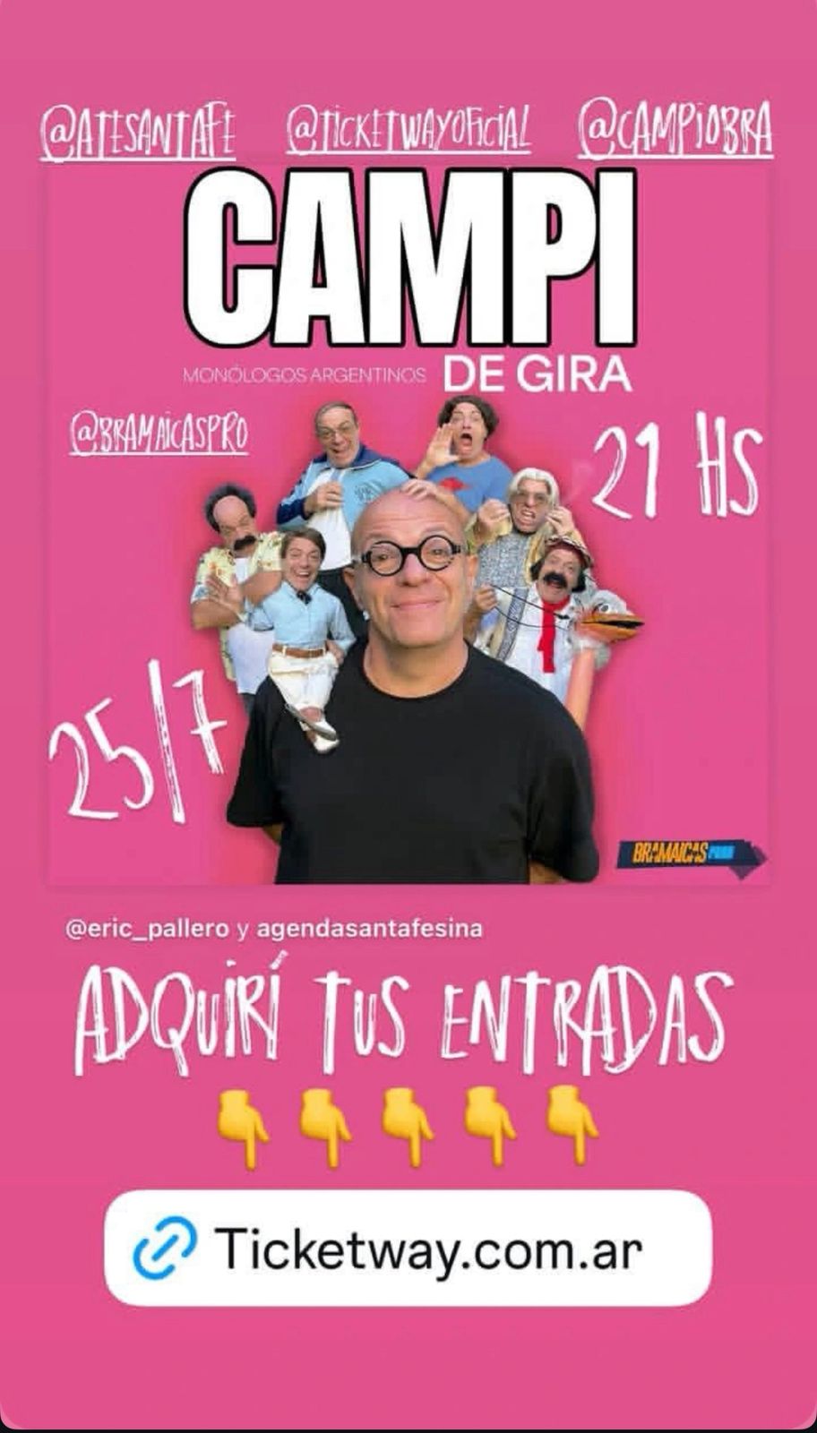 25/7- Campi de gira- Mon&oacute;logos Argentinos