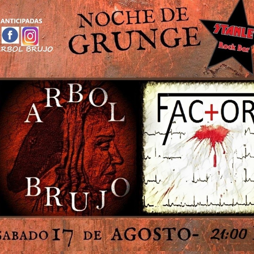 17/8 - NOCHE GRUNGE en Stanley