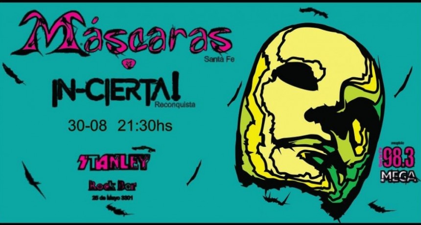 30/8 - M&aacute;scaras e In Cierta! en Stanley