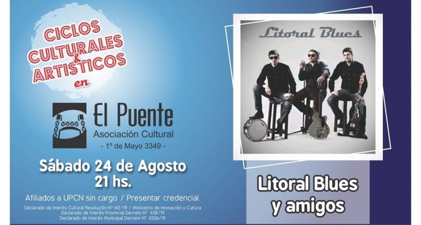 24/8 - LITORAL BLUES en EL PUENTE