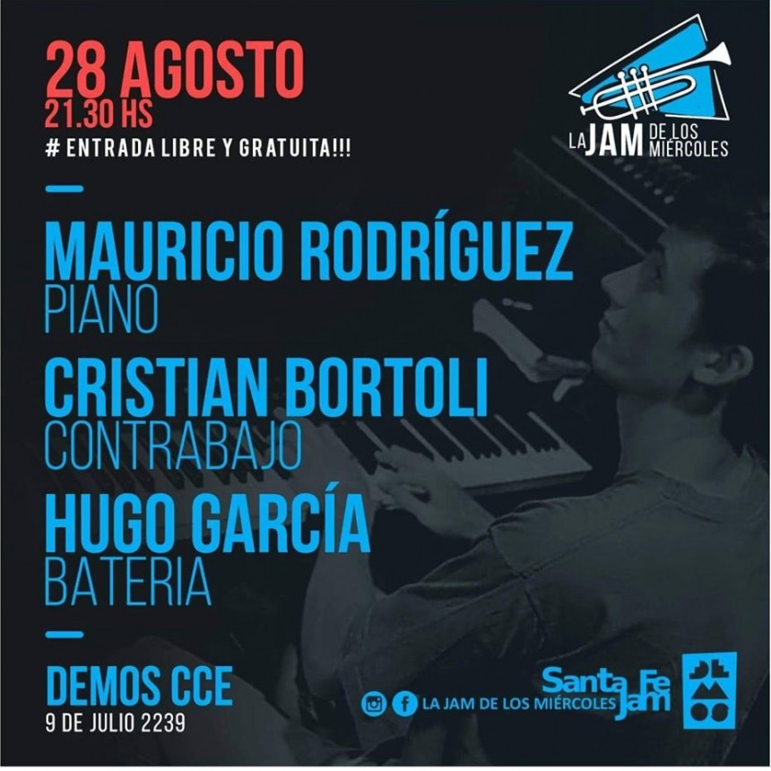 28/8 - Mauri Rodr&iacute;guez en La Jam de los Mi&eacute;rcoles!