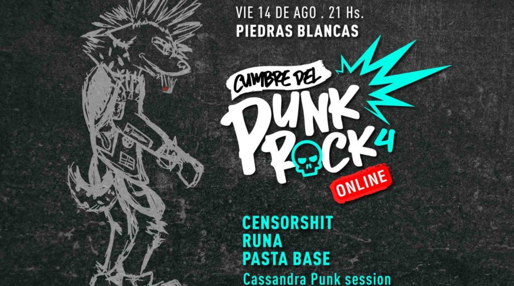4ta cumbre del PUNK ROCK ...ON LINE