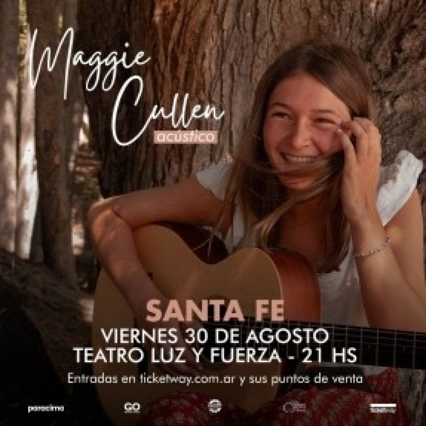 30/8 - Maggie Cullen en vivo 