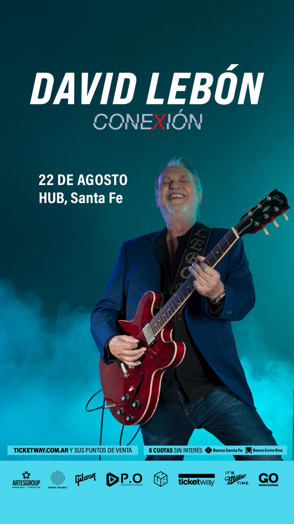 22/8 - David Lebón en HUB