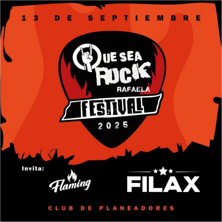 13/9 - QueSeaRockRafaela 3rera edici&oacute;n