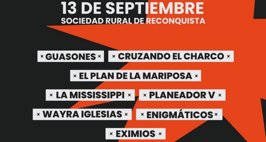 13/9 - Se viene ROCKCONQUISTA 2025