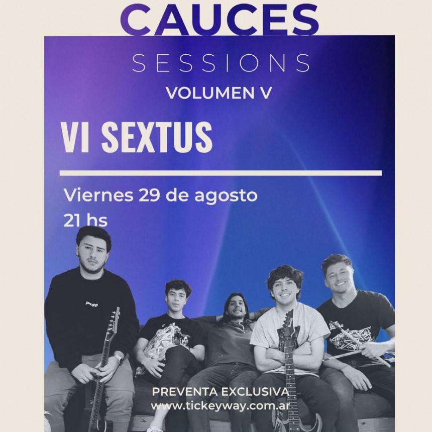 29/8 - NOCHE DE TRIBUTO AL ROCK SANTAFESINO EN FUNDACI&Oacute;N CAUCES
