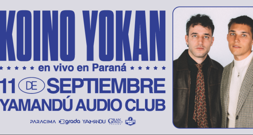 11/9 &ndash; KOINO YOKAN EN PARAN&Aacute;