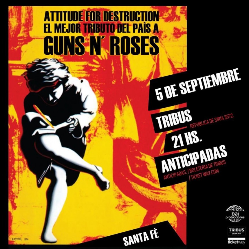 5/9 - Attitude en "Tribus" Santa Fe, Jueves 5 de Septiembre
