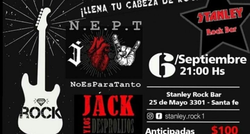 6/9 - N.E.P.T. y JACK y los Desprolijos en Stanley