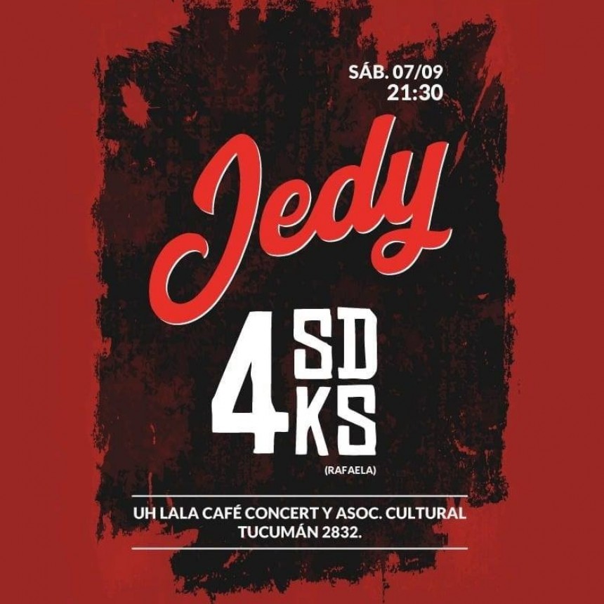7/9 - Jedy & 4 Sudakas en Uhlala